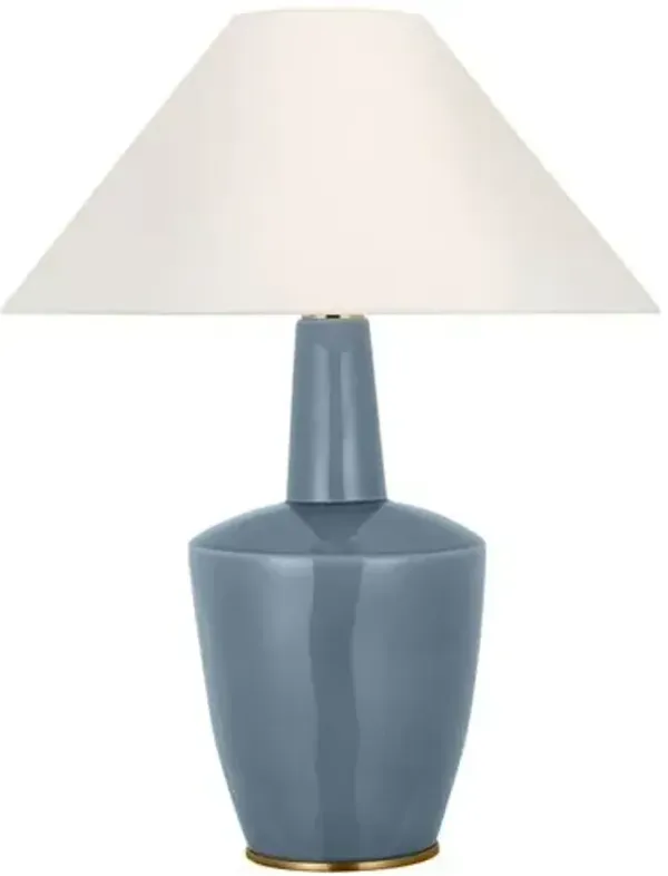Visual Comfort - Paros 31" Table Lamp - Blue