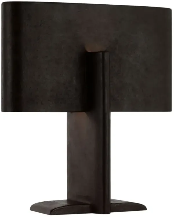 Visual Comfort - Lotura 17" Intersecting Table Lamp - Black