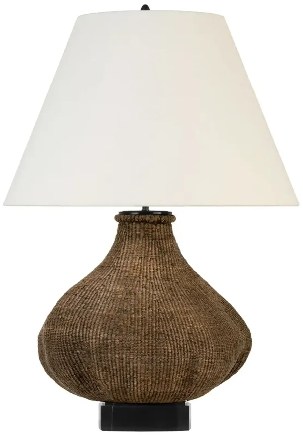 Visual Comfort - Tahiti 32" Seagrass Table Lamp - Black