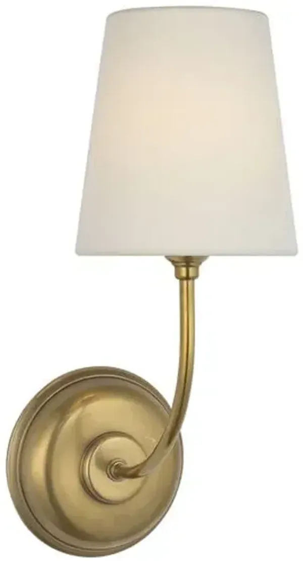 Visual Comfort - Vendome 16" Cordless Single Sconce - Gold
