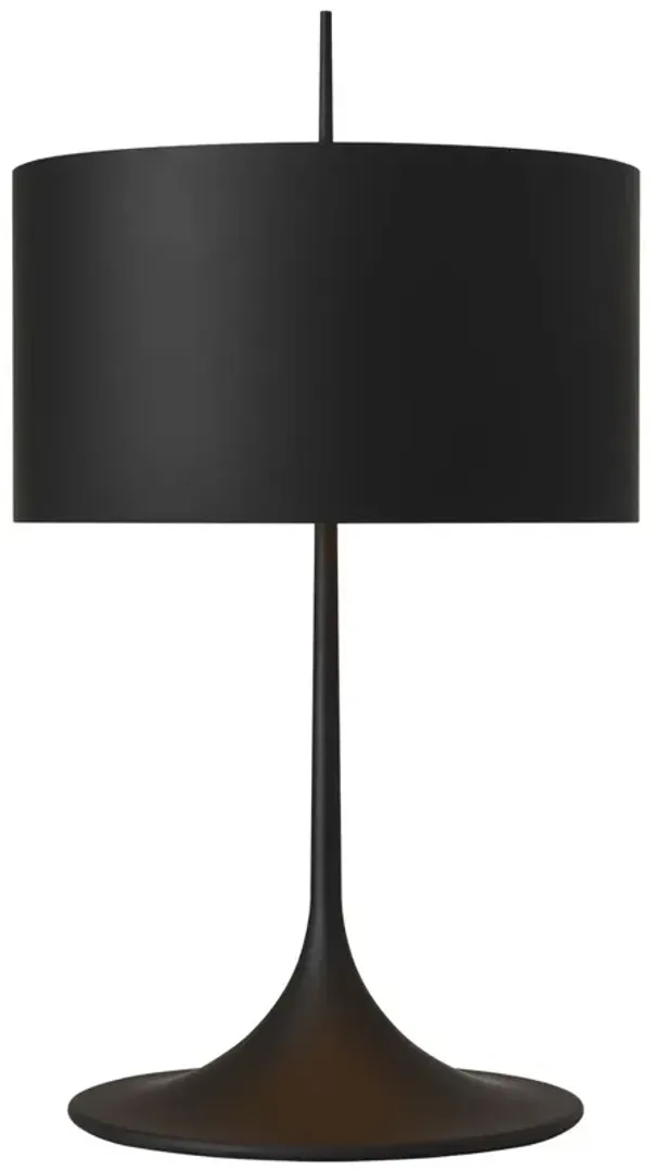 Visual Comfort - Spinet 26" Modern Trumpet Table Lamp - Black