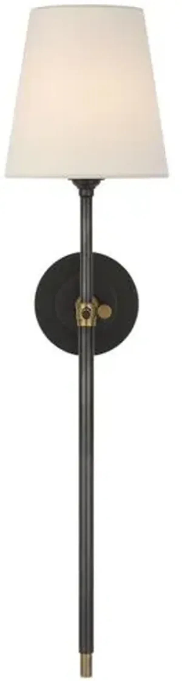 Visual Comfort - Bryant 27" Cordless Tail Sconce - Gold