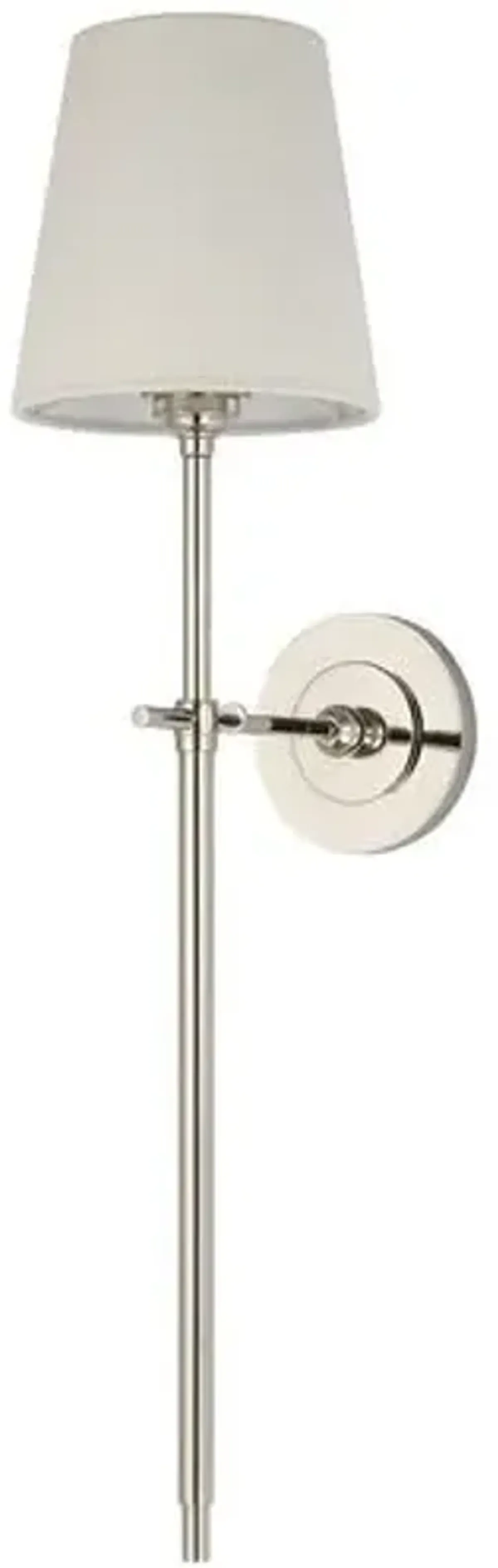 Visual Comfort - Bryant 27" Cordless Tail Sconce - Silver