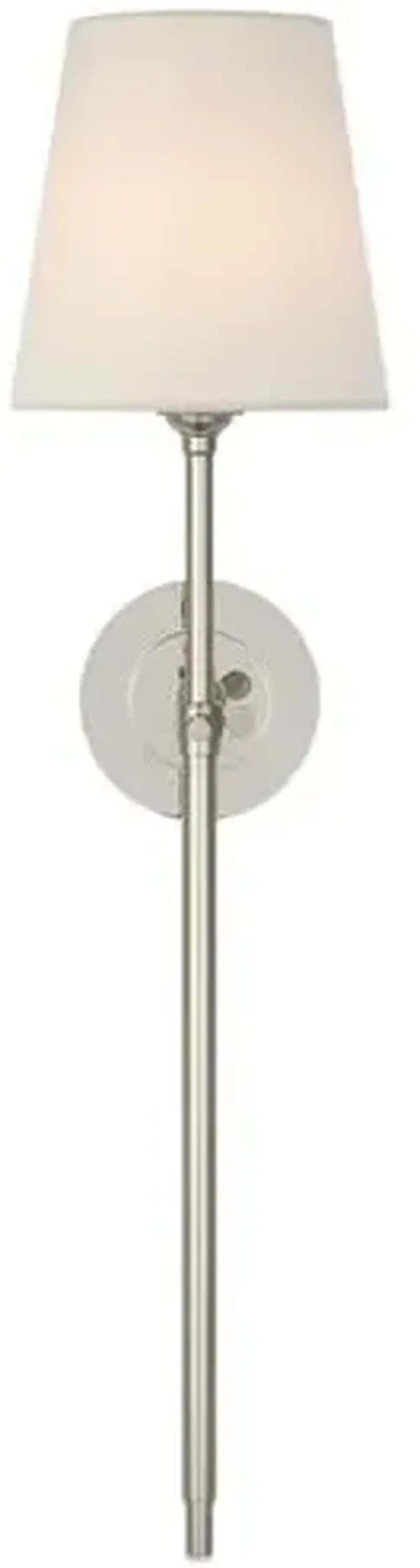 Visual Comfort - Bryant 27" Cordless Tail Sconce - Silver