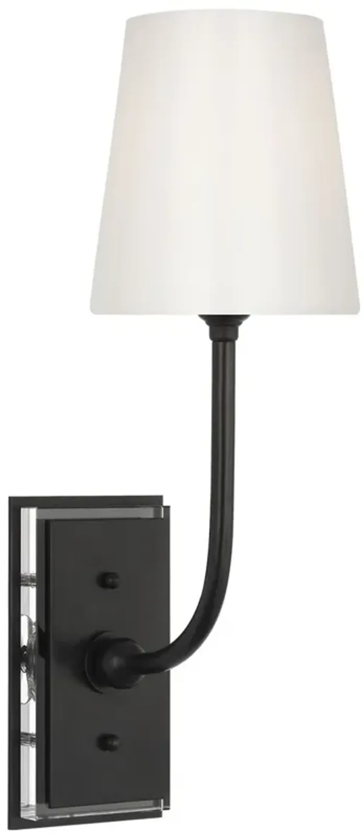 Visual Comfort - Hulton 17" Cordless Single Sconce - Black