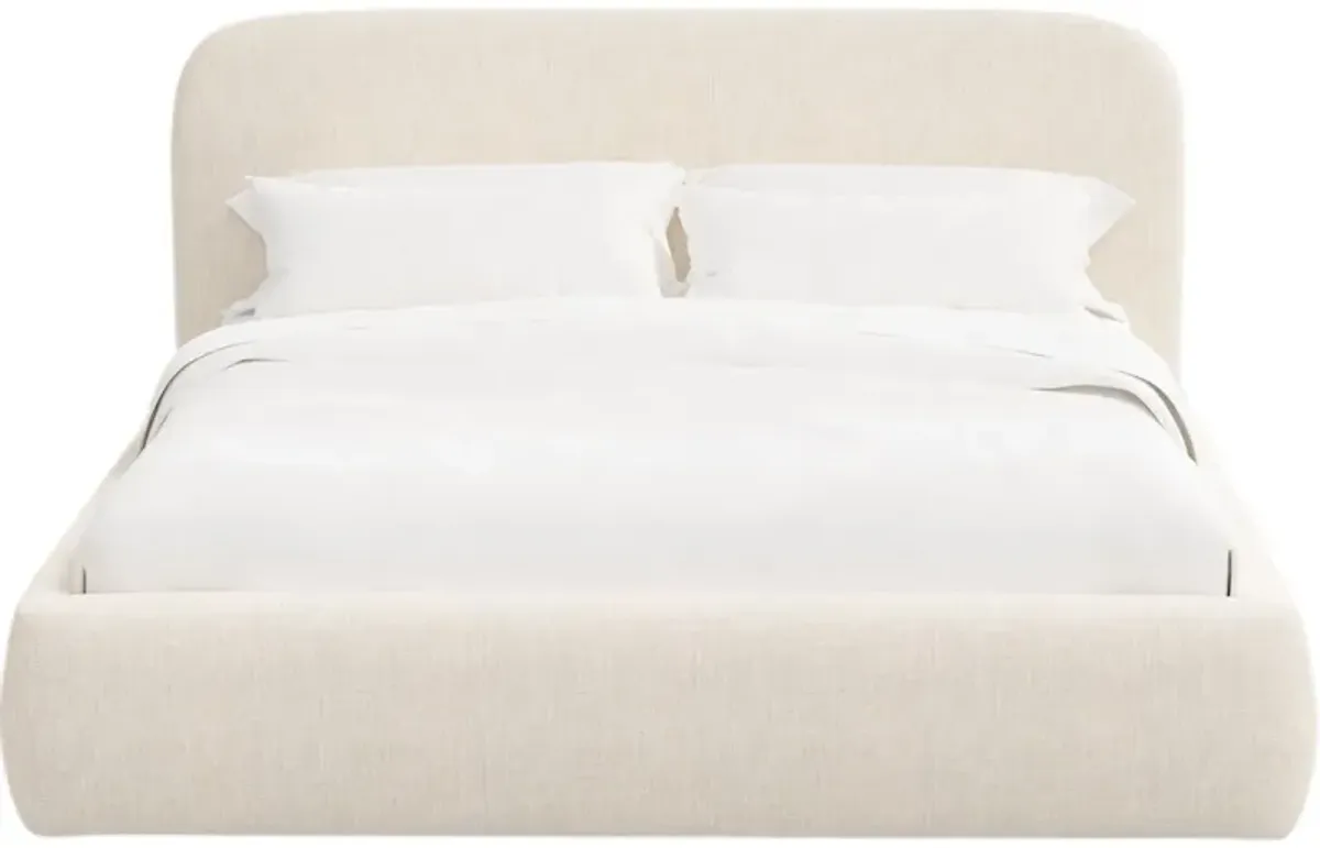 Luma Platform Bed, Linen