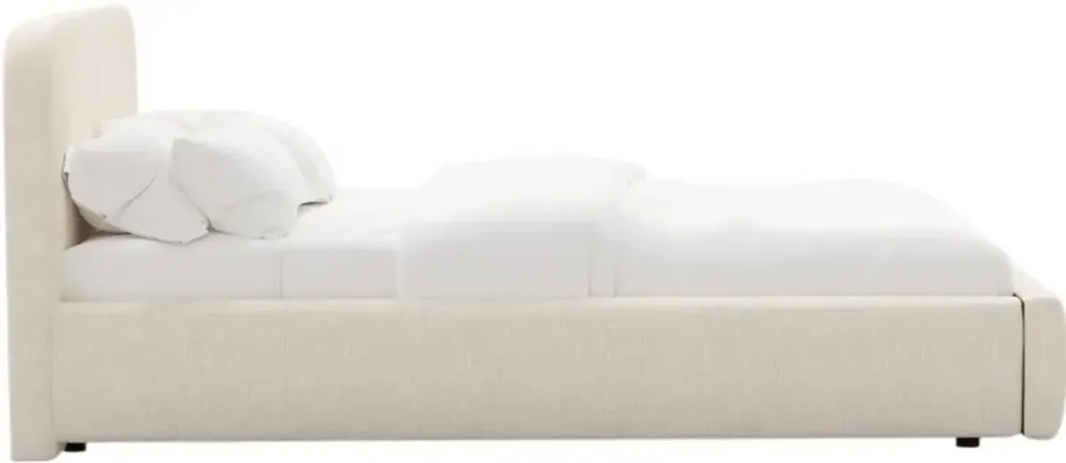 Luma Platform Bed, Linen