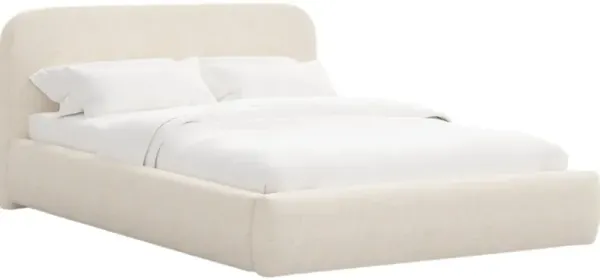 Luma Platform Bed, Linen