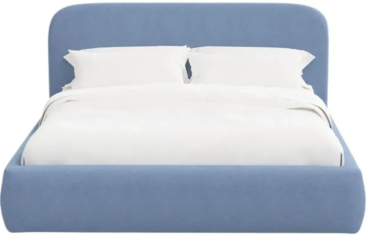 Luma Platform Bed, Linen