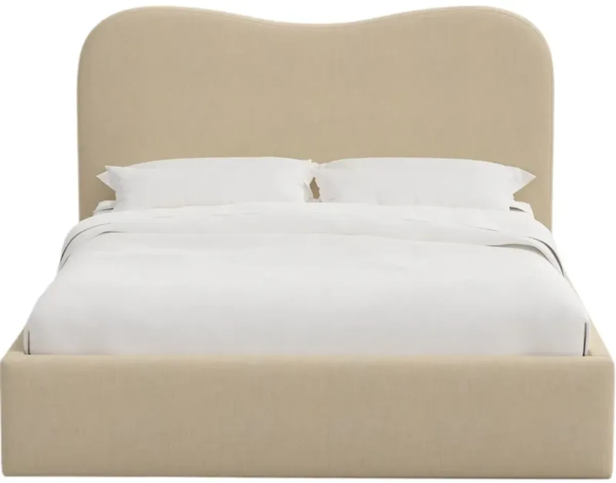 Cielo Platform Bed, Linen