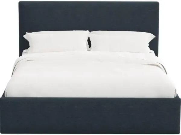Solaro Square Low Platform Bed, Linen