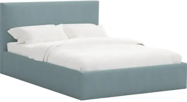 Solaro Square Low Platform Bed, Linen