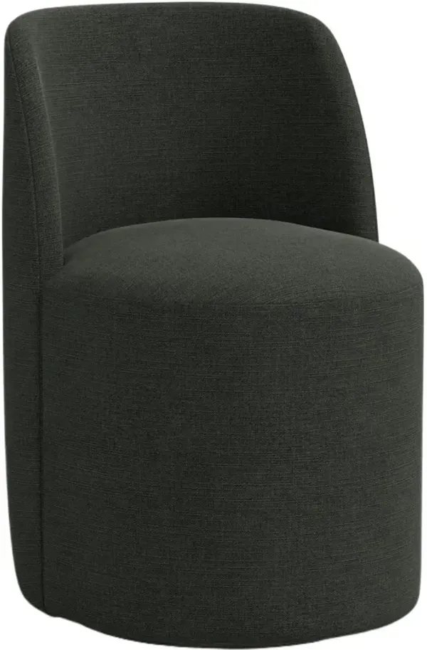 Cora Swivel Dining Chair, Linen
