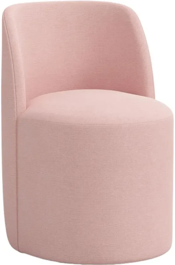 Cora Swivel Dining Chair, Linen