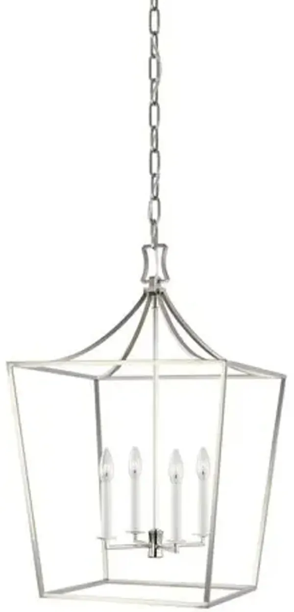 Visual Comfort - Southold Medium Lantern - Silver