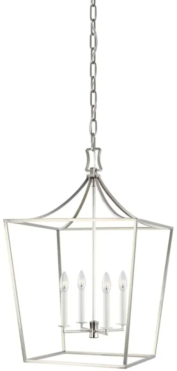 Visual Comfort - Southold Medium Lantern - Silver