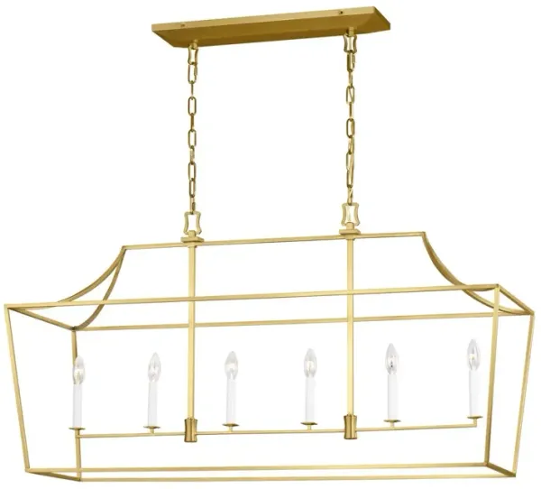 Visual Comfort - Southold Linear Lantern - Gold