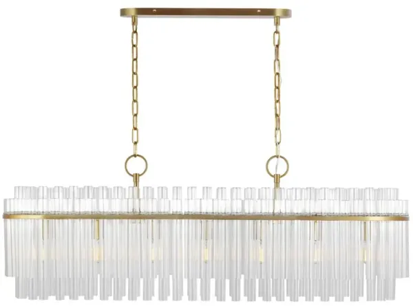Visual Comfort - Beckett Linear Chandelier - Clear