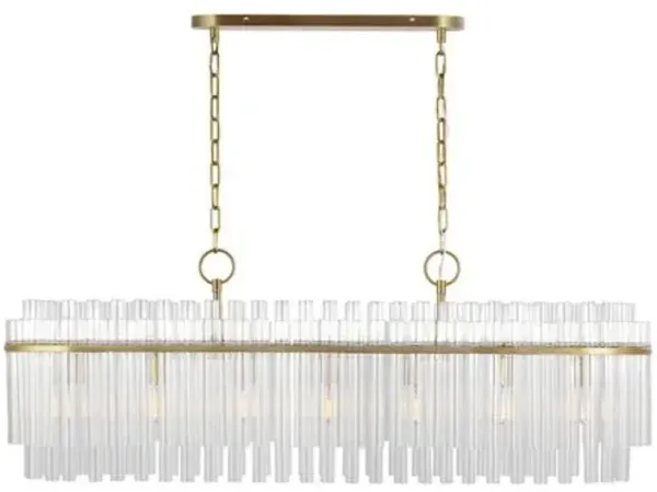 Visual Comfort - Beckett Linear Chandelier - Clear