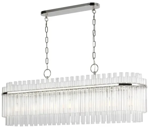 Visual Comfort - Beckett Linear Chandelier - Clear