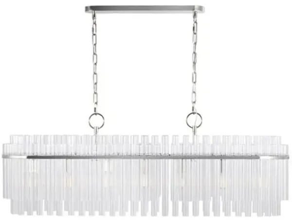 Visual Comfort - Beckett Linear Chandelier - Clear