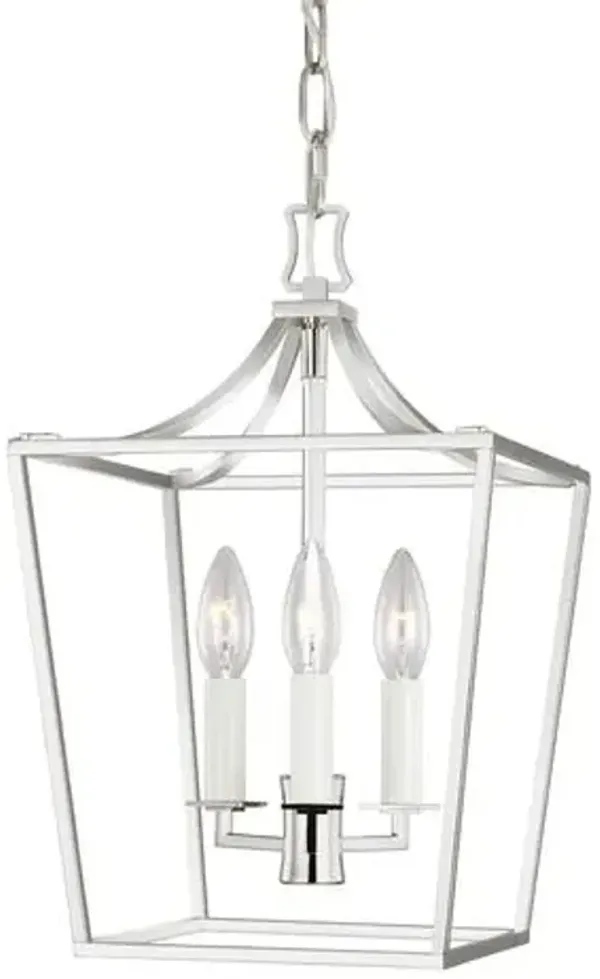 Visual Comfort - Southold Mini Lantern - Silver