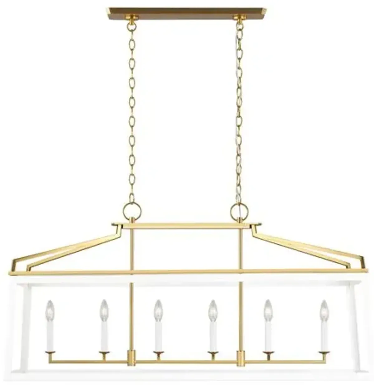 Visual Comfort - Carlow Linear Lantern - White