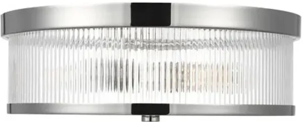 Visual Comfort - Geneva Flush Mount - Clear