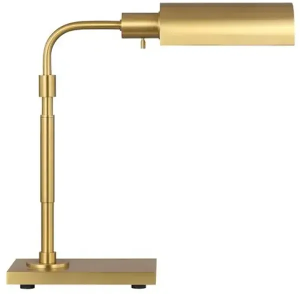 Visual Comfort - Kenyon Task Table Lamp - Burnished Brass - Gold