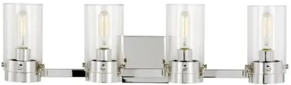 Visual Comfort - Garrett 4-Light Vanity - Clear