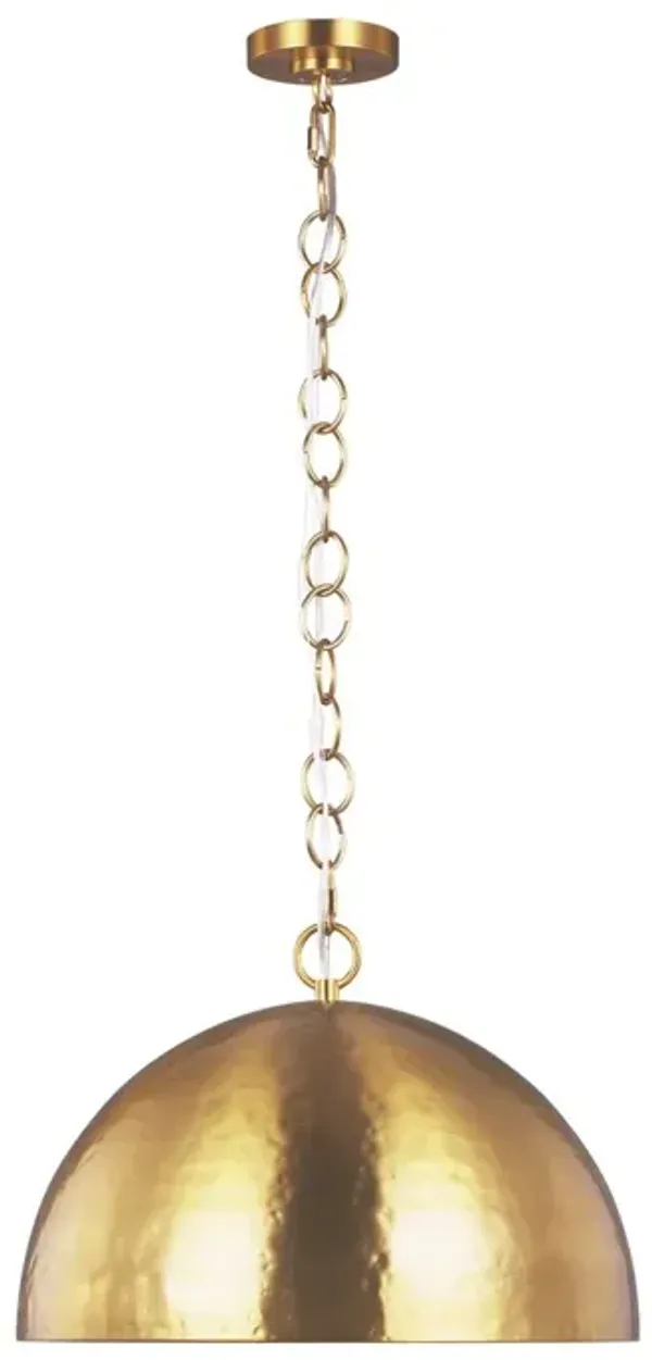 Visual Comfort - Whare Pendant - Handcrafted - Gold