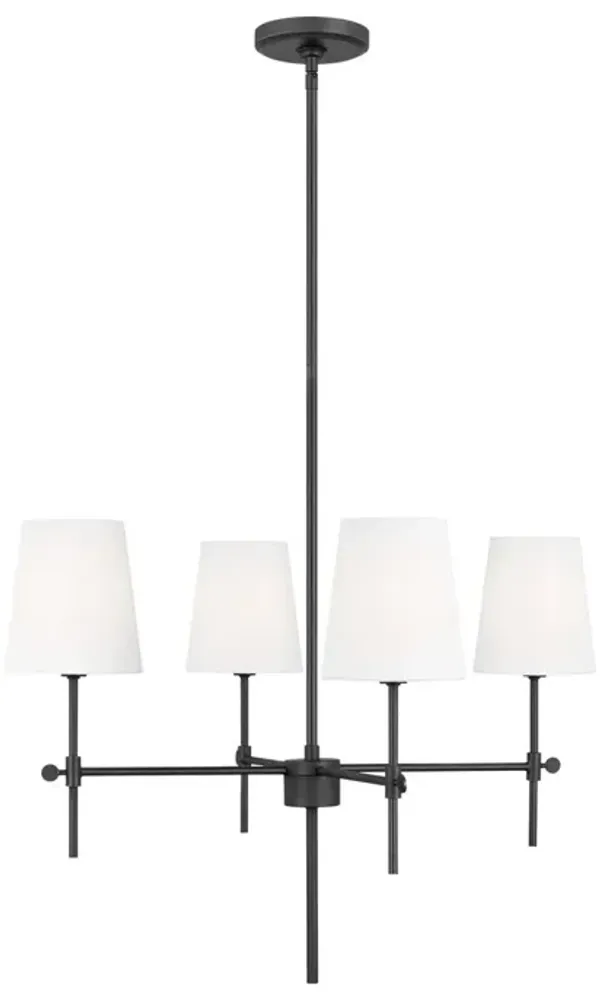 Visual Comfort - Baker 4-Light Chandelier - Black