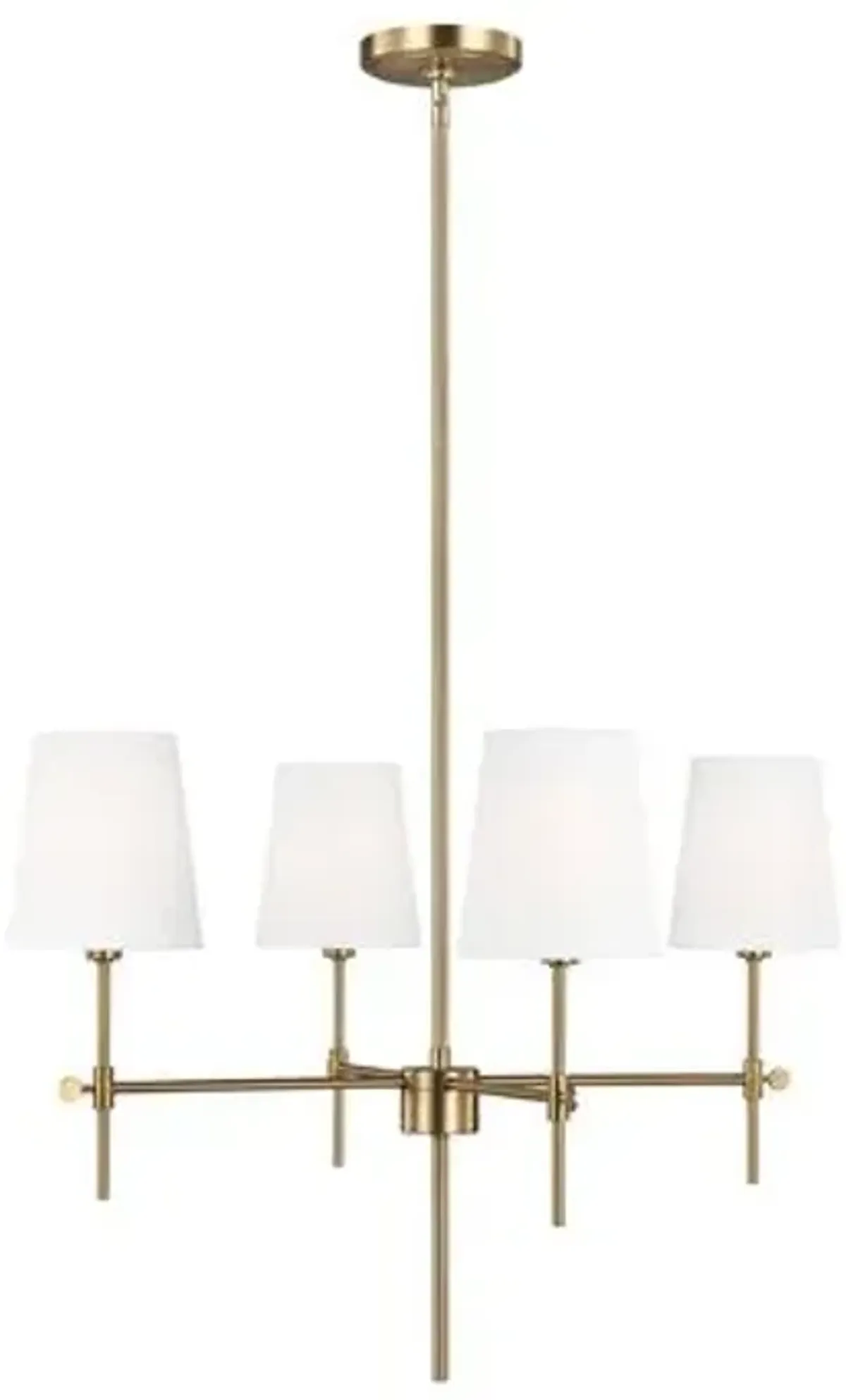 Visual Comfort - Baker 4-Light Chandelier - Gold