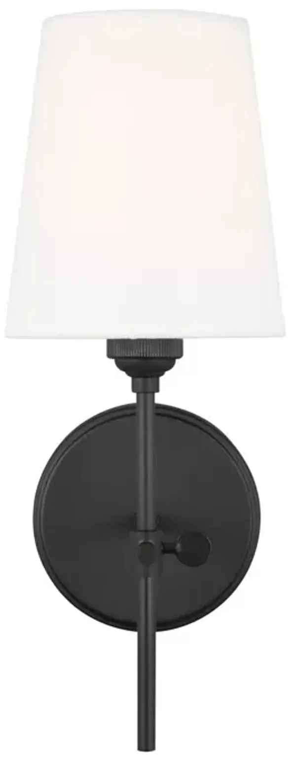 Visual Comfort - Baker 1-Light Wall/Bath Sconce - Black
