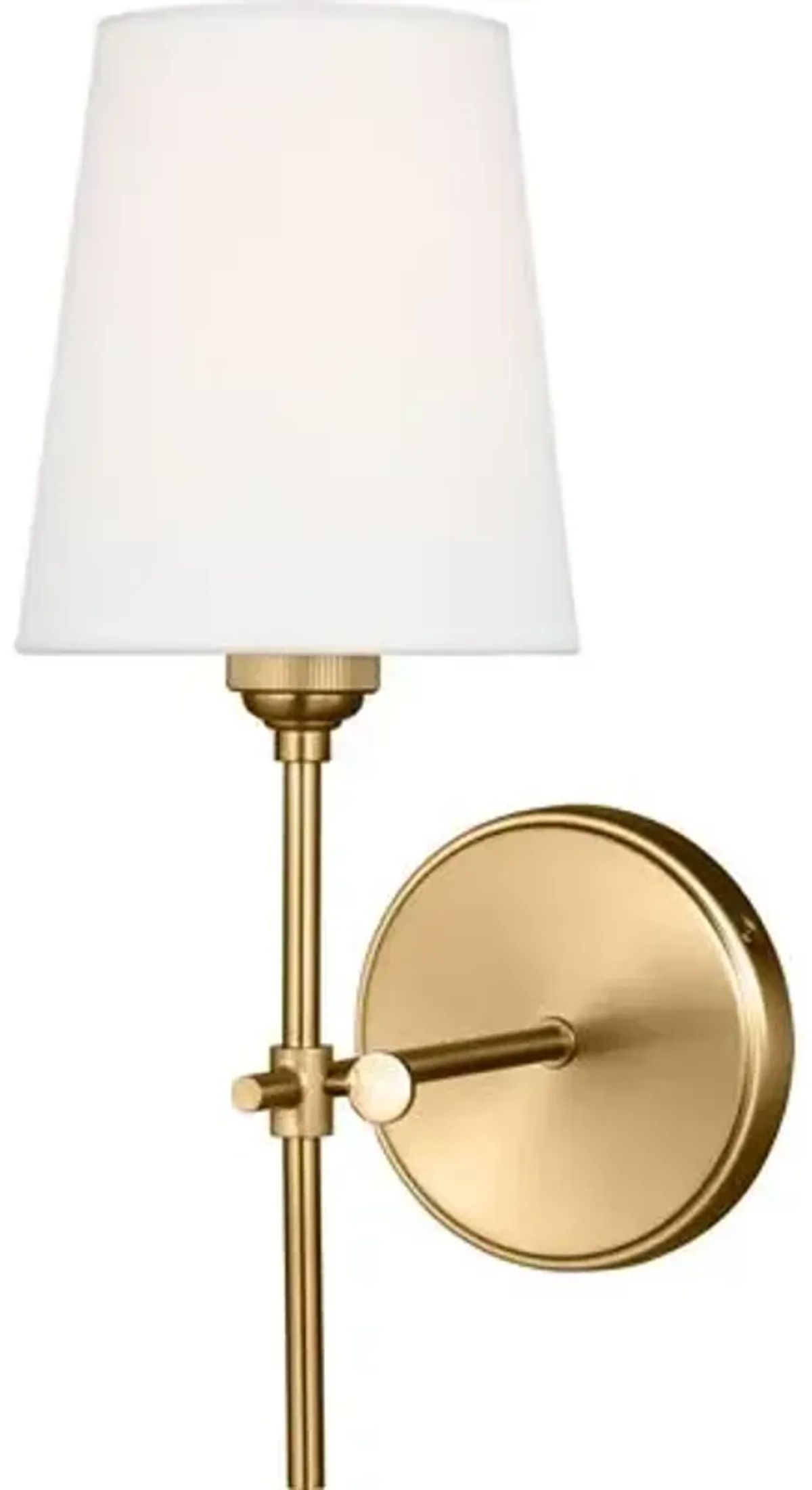 Visual Comfort - Baker 1-Light Wall/Bath Sconce - Gold