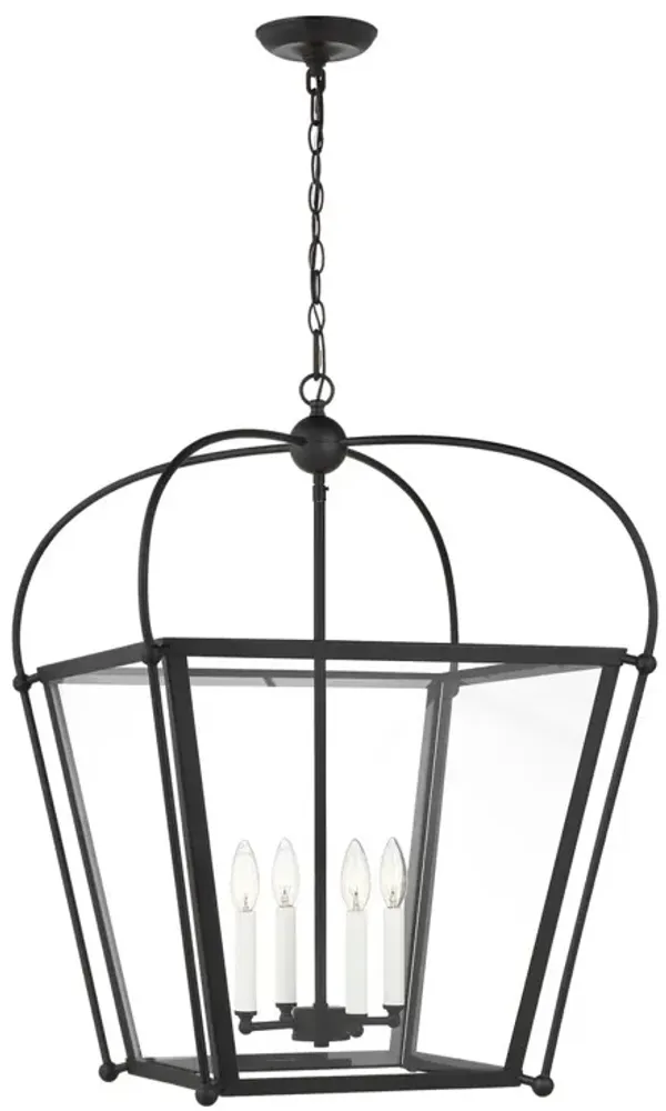 Visual Comfort - Charleston Medium 4-Light Lantern - Black