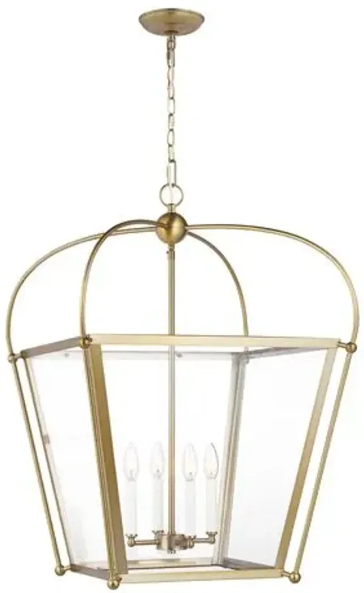 Visual Comfort - Charleston Medium 4-Light Lantern - Gold