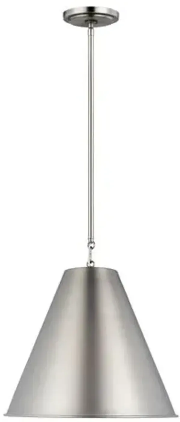 Visual Comfort - Gordon Small Pendant - Silver