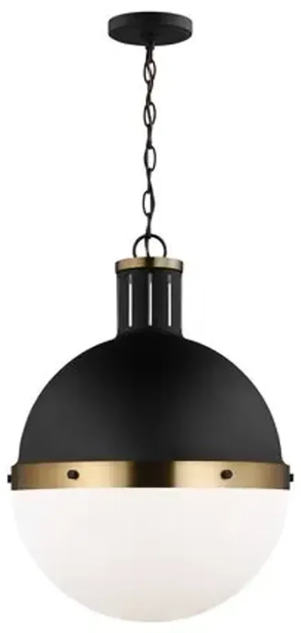 Visual Comfort - Hanks One Light Pendant - Black