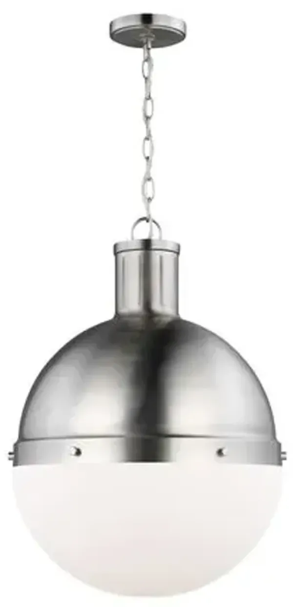 Visual Comfort - Hanks One Light Pendant - Silver