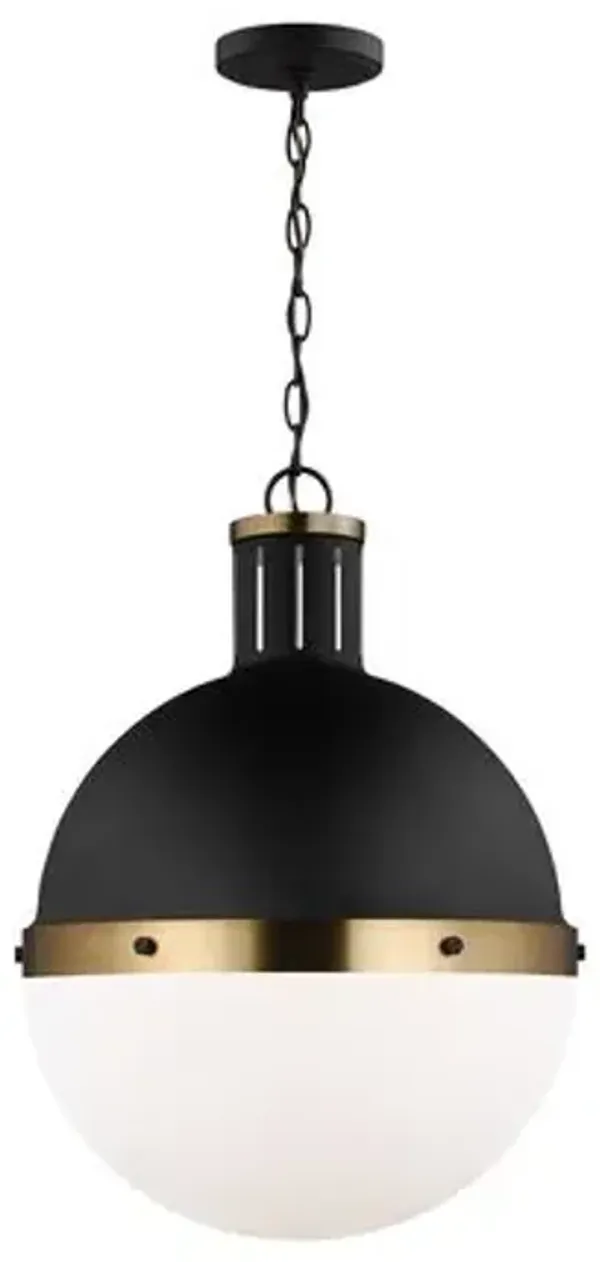 Visual Comfort - Hanks One Light Pendant - Black
