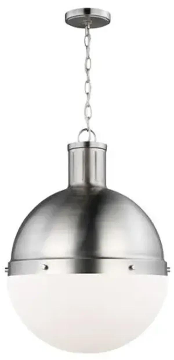 Visual Comfort - Hanks One Light Pendant - Silver
