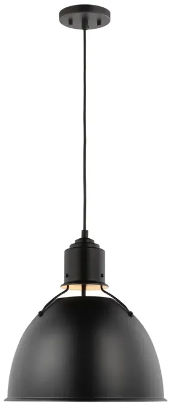 Visual Comfort - Huey Medium Pendant - Black