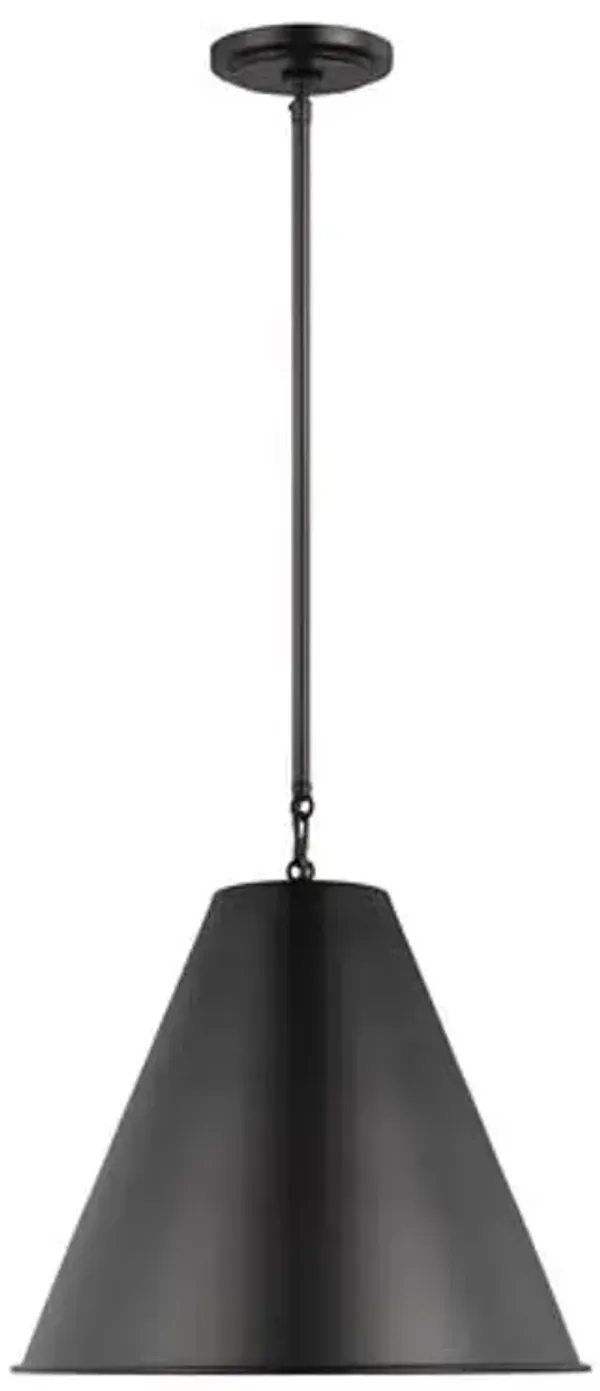 Visual Comfort - Gordon Small Pendant - Black