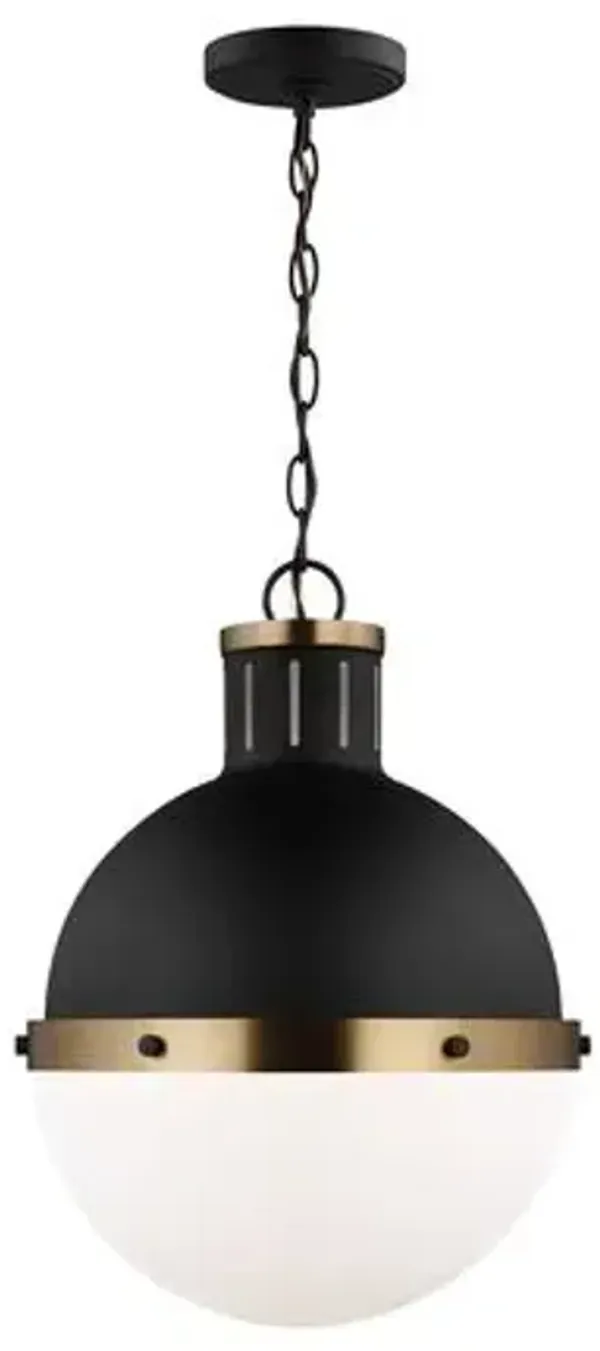 Visual Comfort - Hanks One Light Pendant - Black