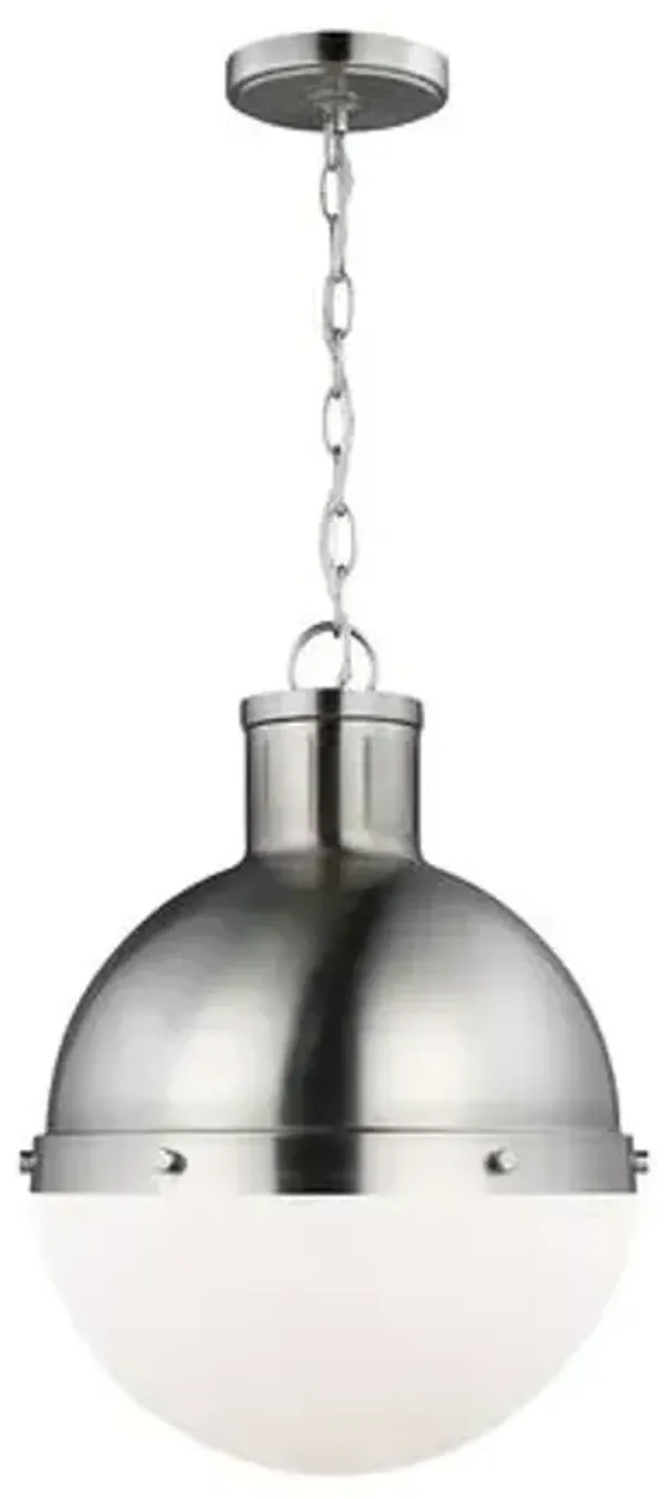 Visual Comfort - Hanks One Light Pendant - Silver