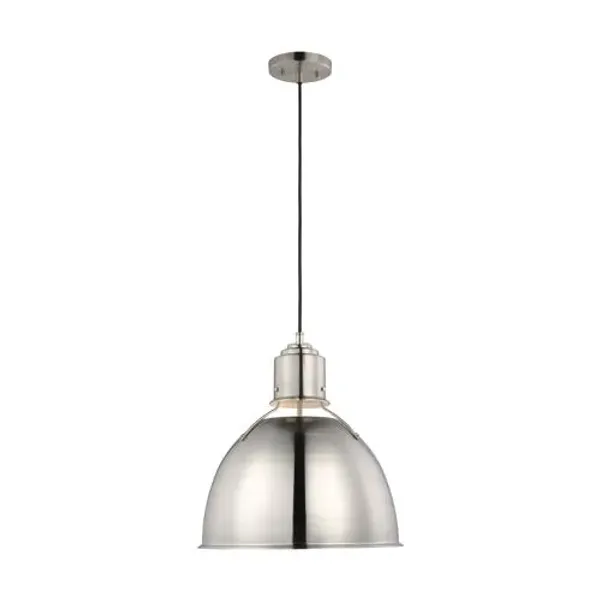 Visual Comfort - Huey Medium Pendant - Silver