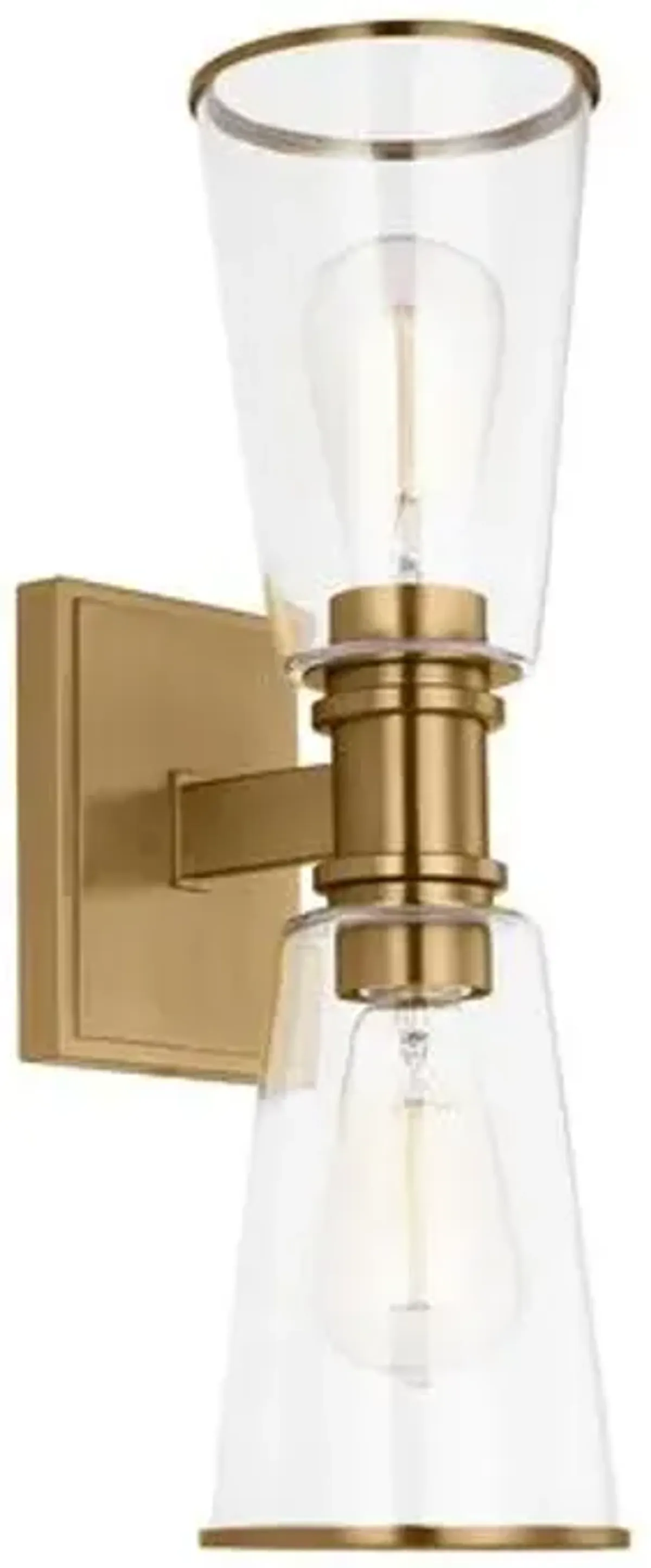 Visual Comfort - Alessa 2-Light Linear Vanity Wall Sconce - Gold