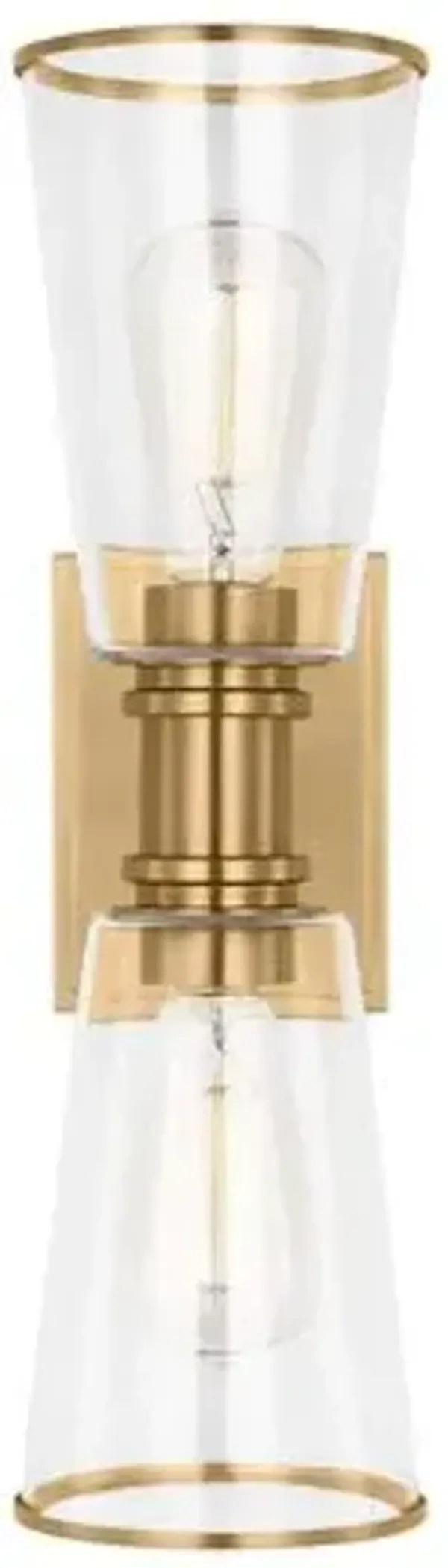 Visual Comfort - Alessa 2-Light Linear Vanity Wall Sconce - Gold