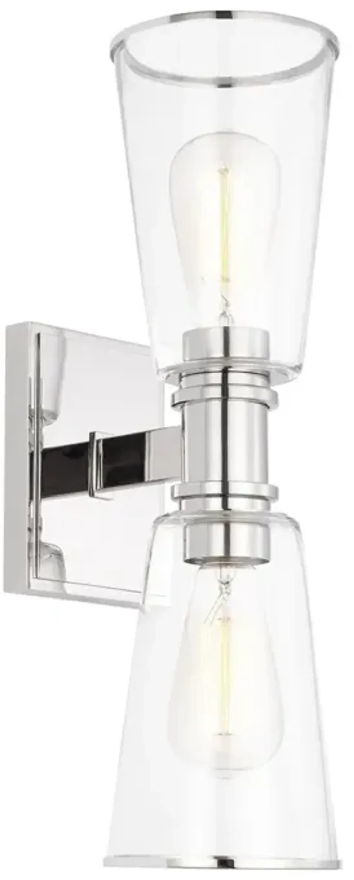 Visual Comfort - Alessa 2-Light Linear Vanity Wall Sconce - Clear